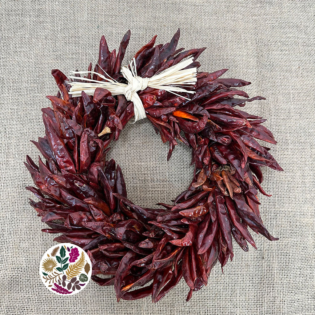 Wreath &#39;Chilli Peppers&#39; (DRY) (Various Sizes)