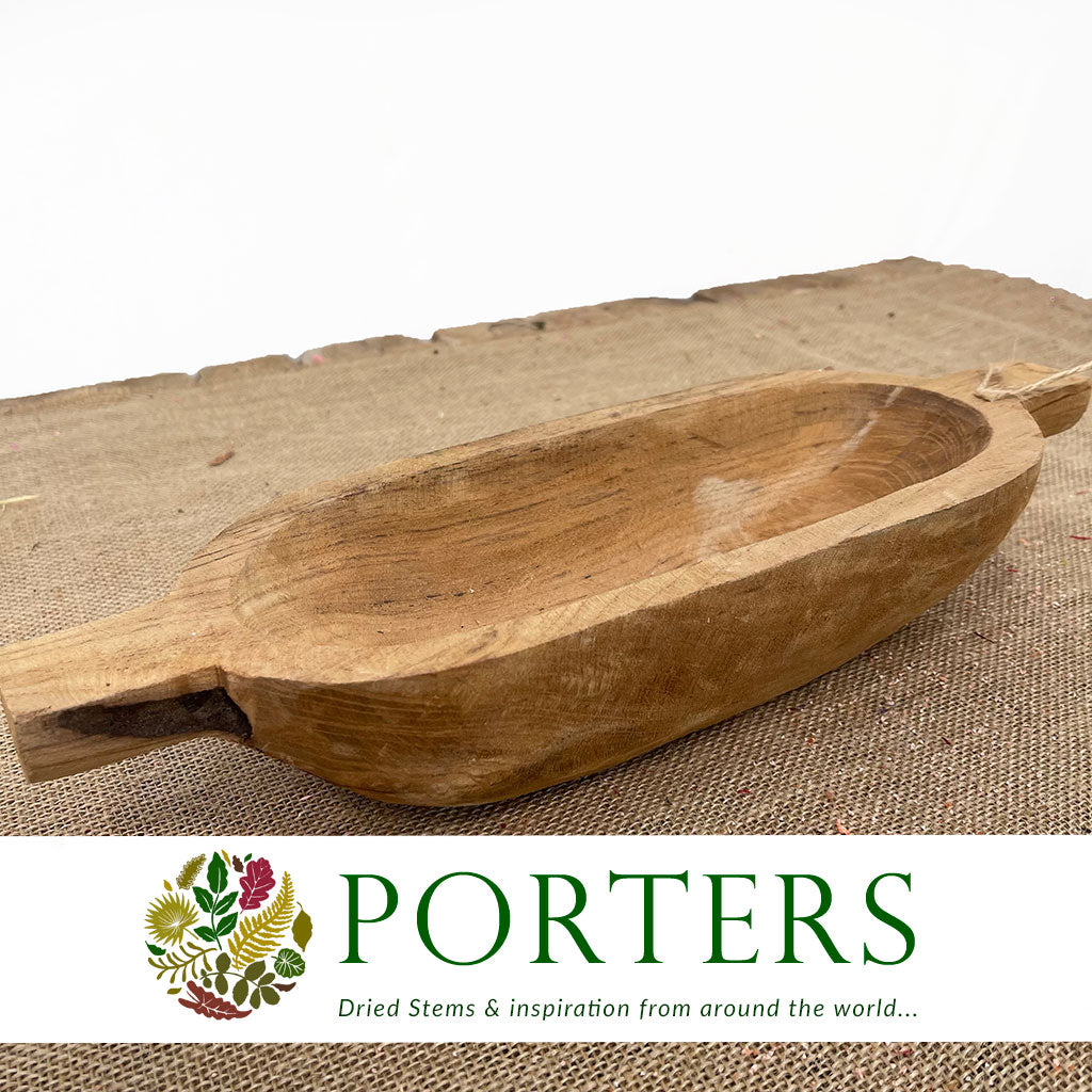 Teak &#39;Bowl&#39; Pin (DRY) (Various Sizes)